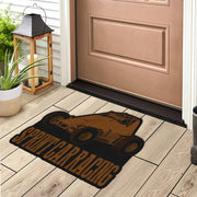 Custom shaped sprint car non-wing door mat