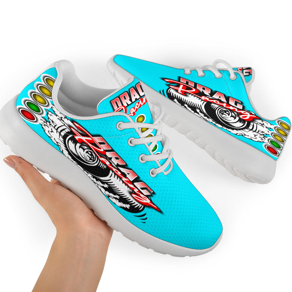 Drag Racing Sneakers  carolina blue