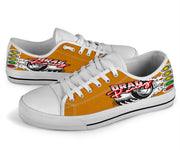 Drag Racing Low Top Shoes orange