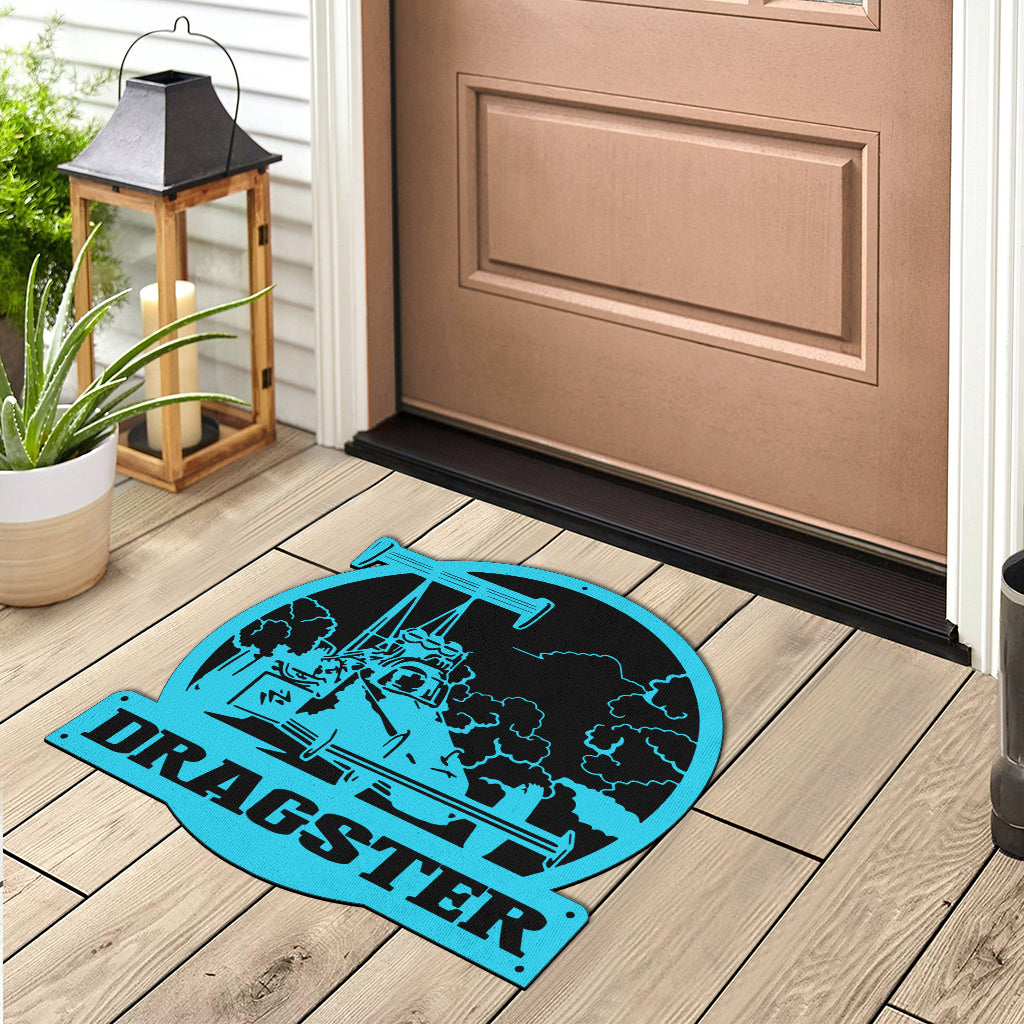 Custom Shaped Dragster Door Mat