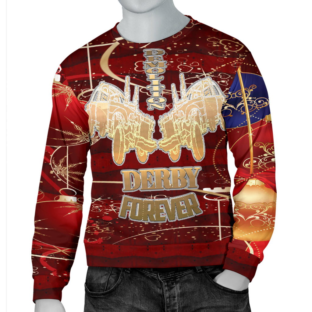 Demolition Derby Ugly Men's Sweater