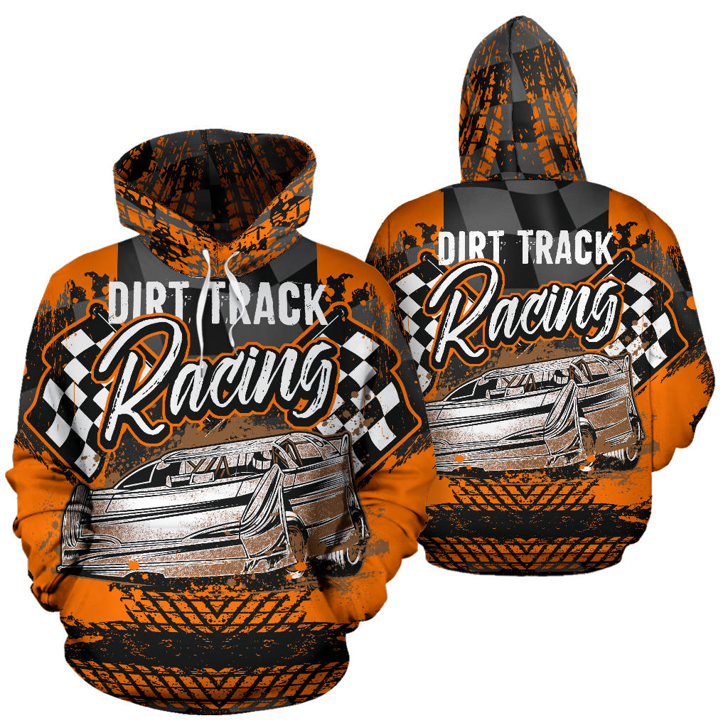 dirt racing late model hoodie