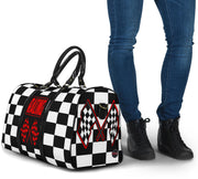 racing checkered bag