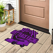 Custom shaped dirt modified door mat