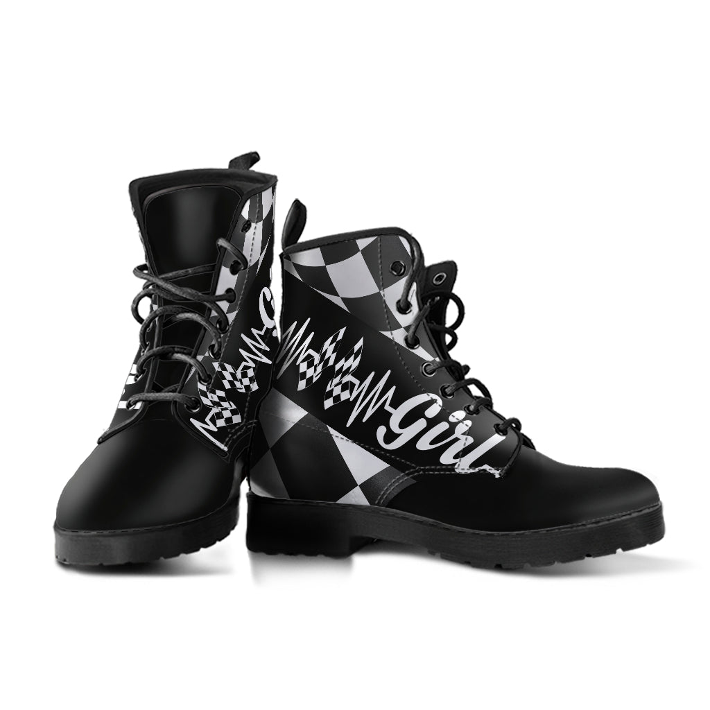 Racing Girl Heartbeat Boots