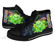 Drag Racing Skull Thunder High Top Shoes