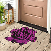 Custom shaped dirt modified door mat