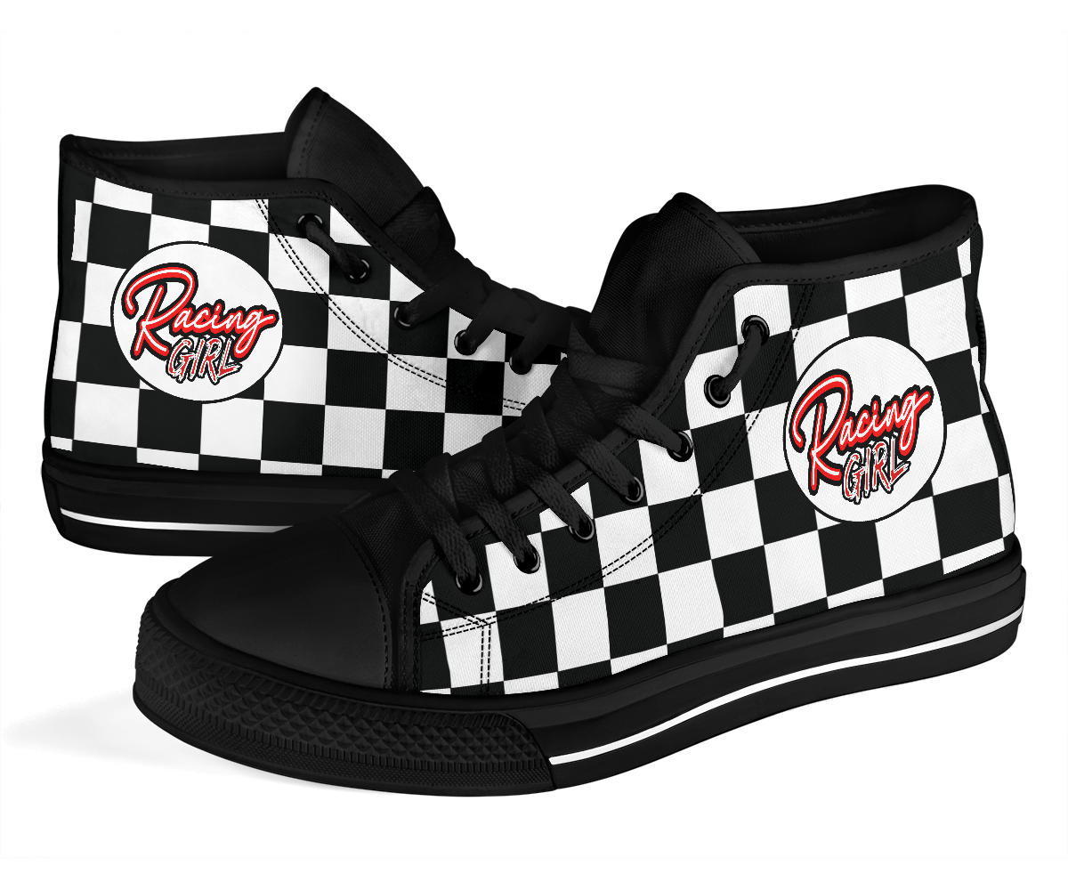 Racing Girl High Top Shoes
