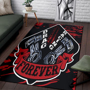 Drag Racing Forever Rug