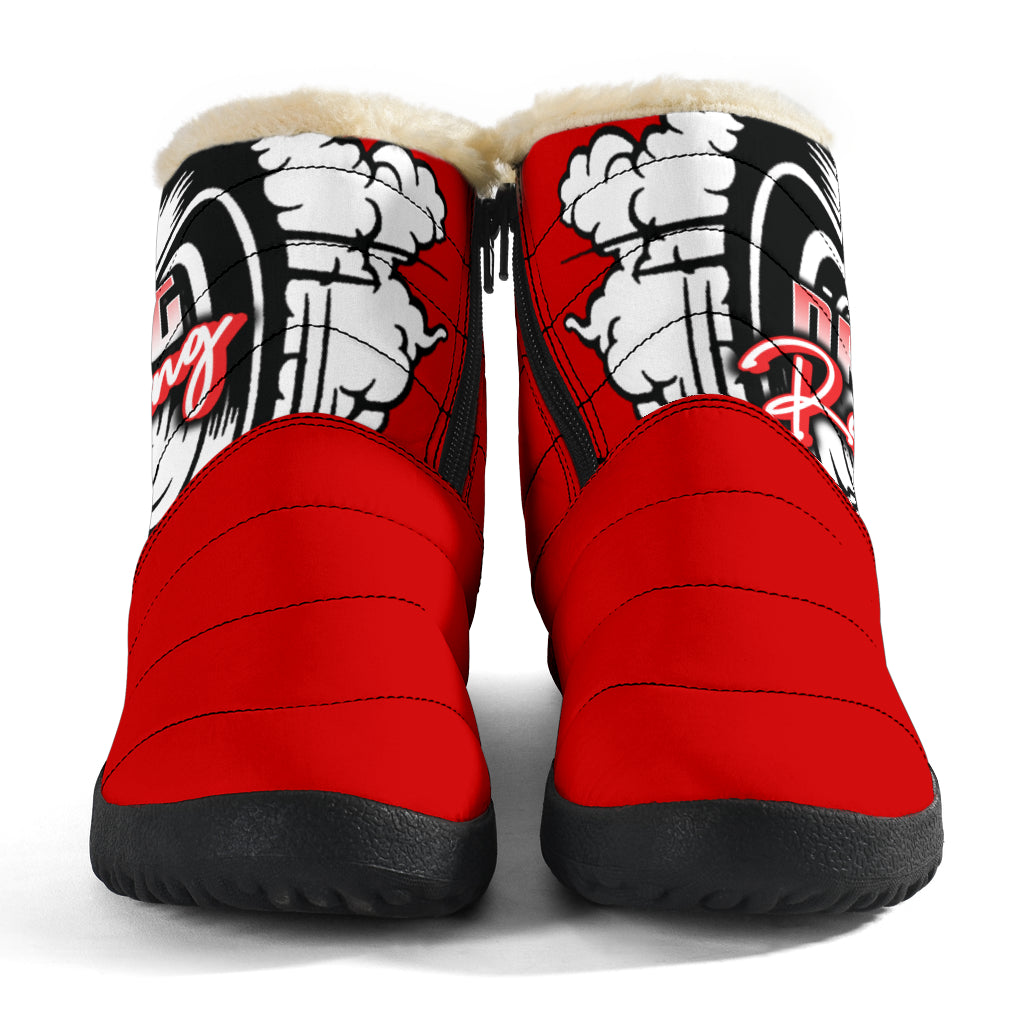 Drag Racing Cozy Winter Boots