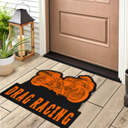 Custom Shaped Drag Racing Bike Door Mat