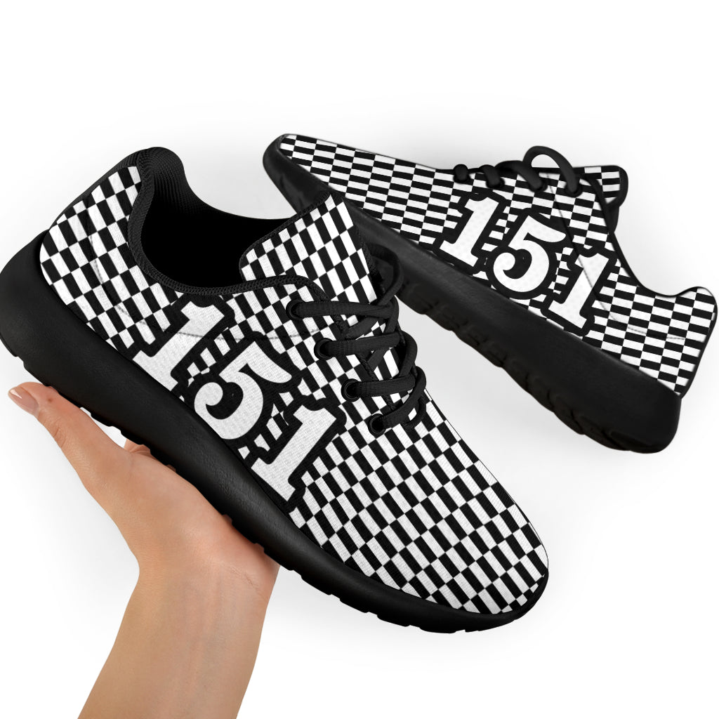 Racing Sneakers Checkered Flag