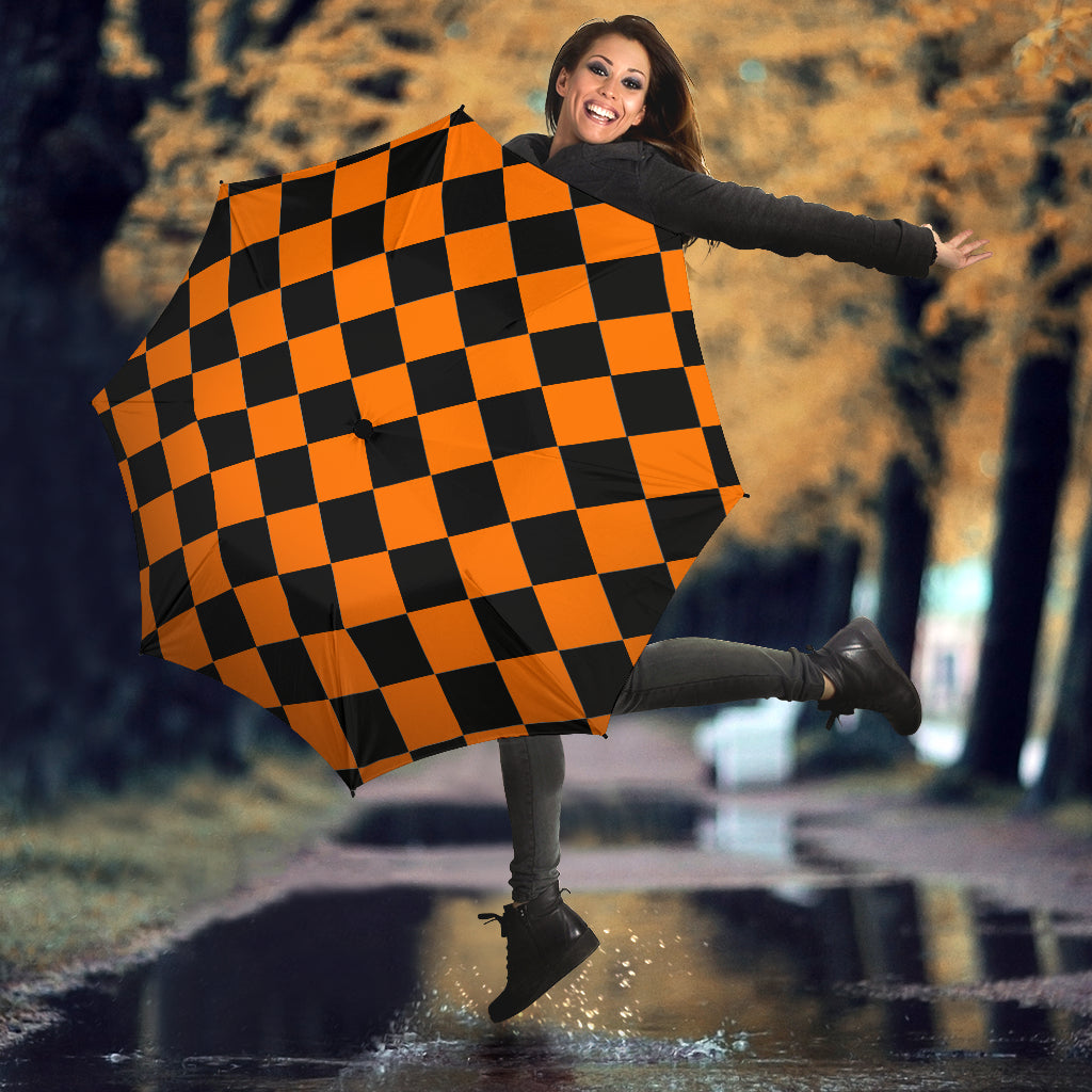 Racing Checkered Flag Umbrella