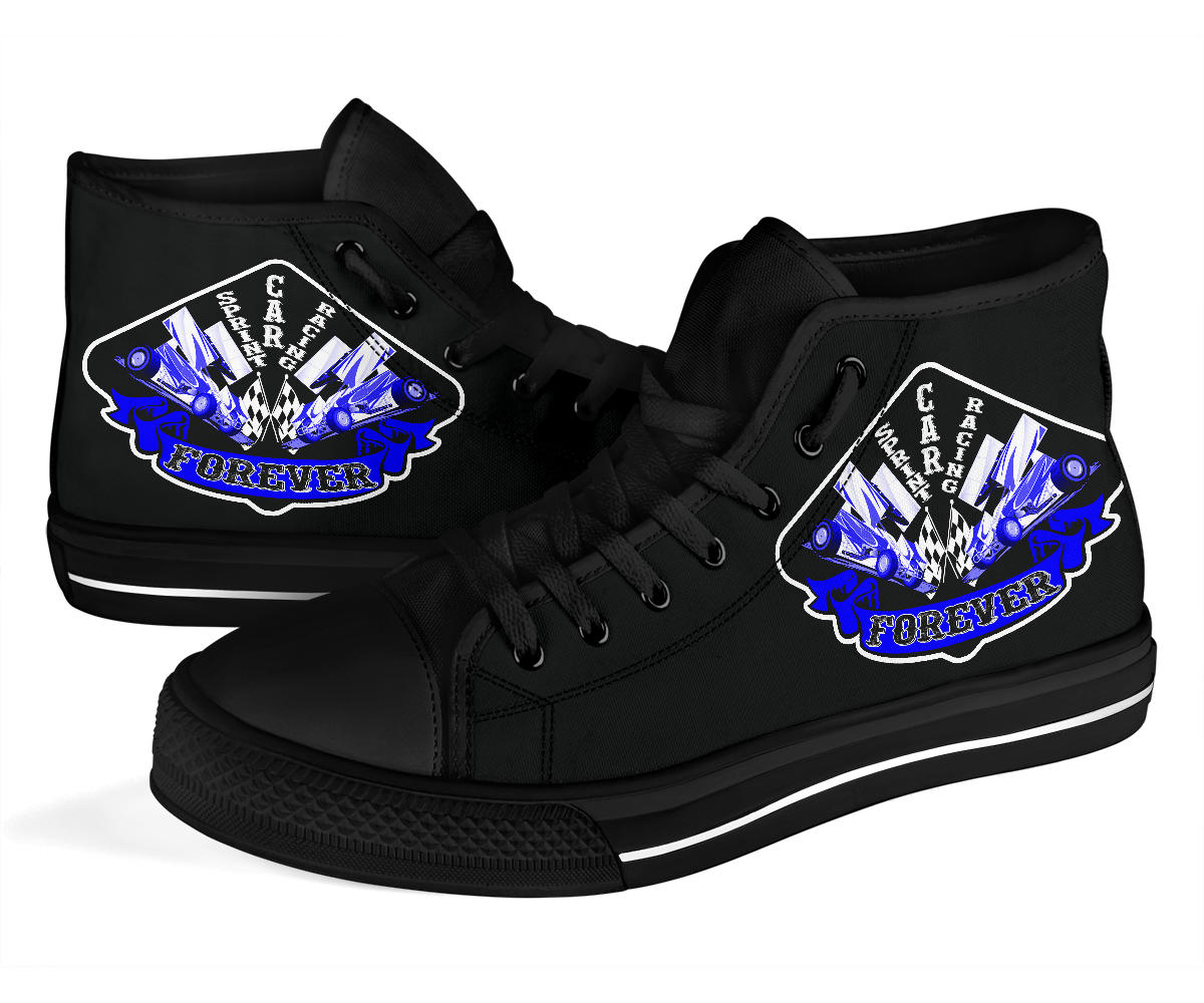 Sprint Car Racing High Top Shoes