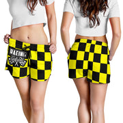 Racing Girlfriend Checkered Shorts