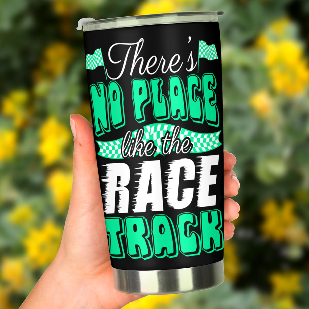 dirt track racing tumbler
