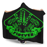 Drag Racing Forever Hooded Blanket