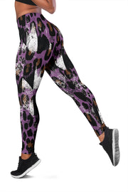 Racing Leopard Checkered Leggings