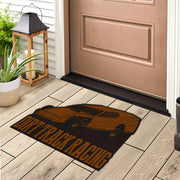 Custom shaped dirt modified door mat