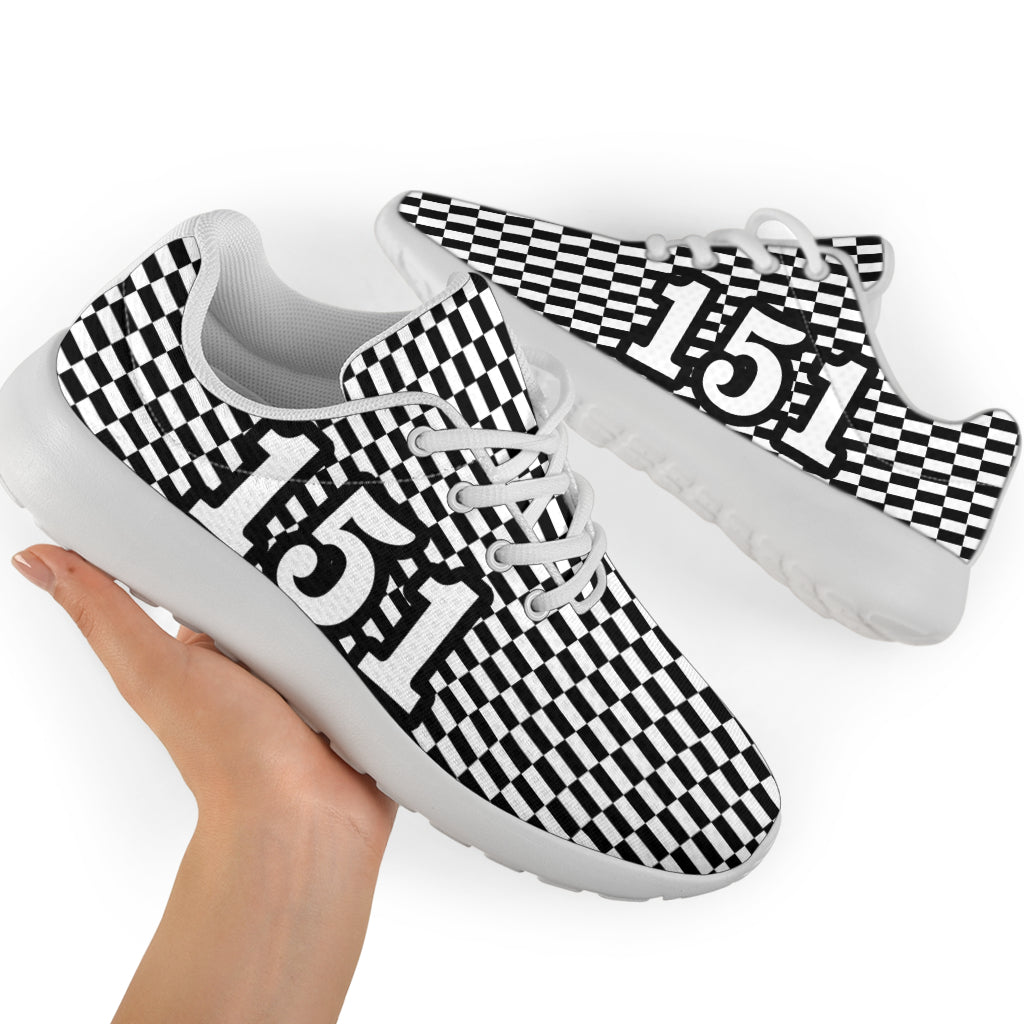 Racing Sneakers Checkered Flag