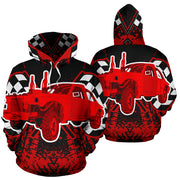 Demolition Derby All Over Print Hoodie
