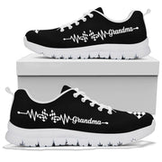Racing Grandma Heartbeat Running Sneakers