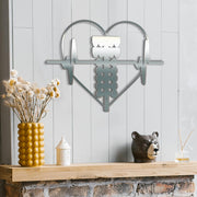 Drag Racing Heartbeat Metal Sign
