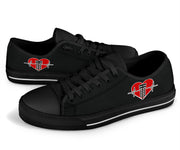 drag racing unisex low top shoes