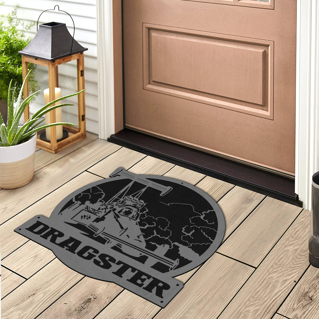 Custom Shaped Dragster Door Mat