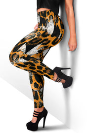 Racing Leopard Checkered Leggings