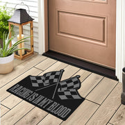 Racing Shaped Door Mats