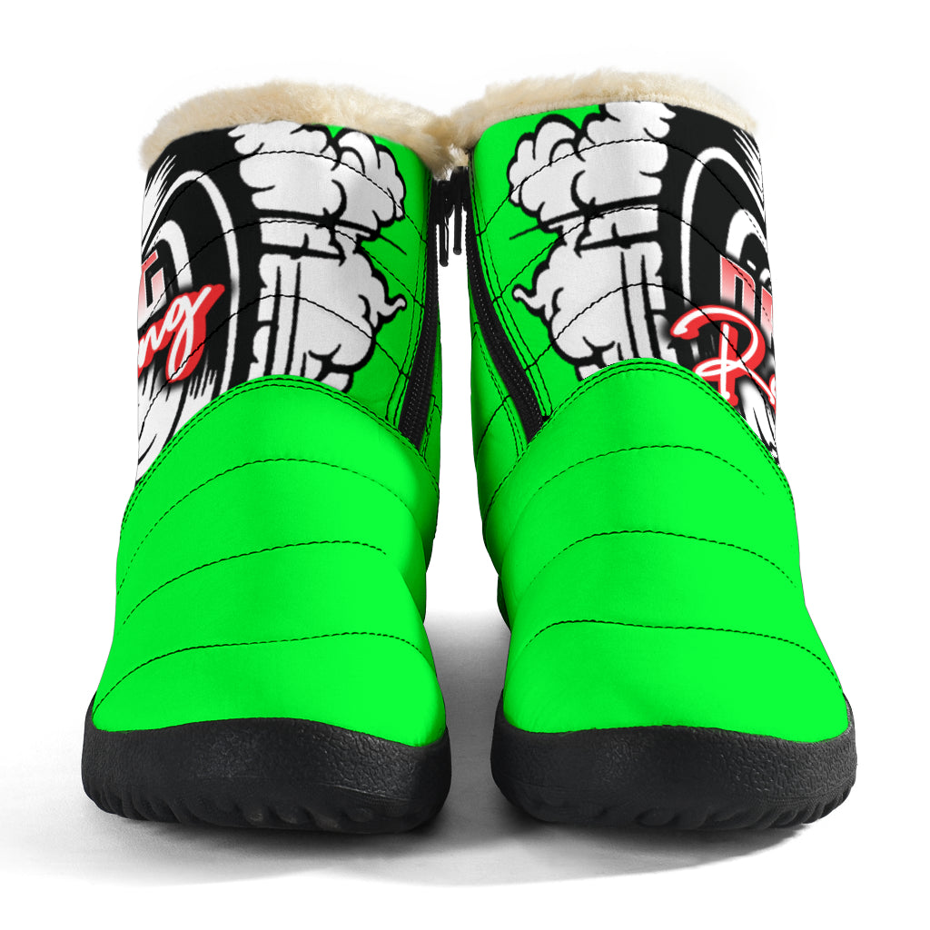 Drag Racing Cozy Winter Boots