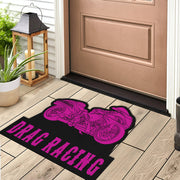 Custom Shaped Drag Racing Bike Door Mat