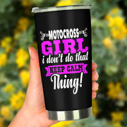 motocross girl tumbler