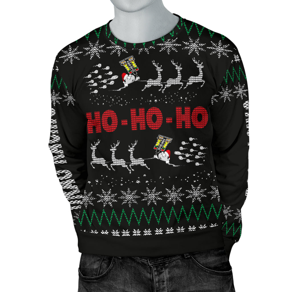 Drag racing men's sweater