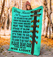 Drag Racer's Prayer Blanket