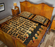 Drag Racer's Prayer Quilt Bed Set