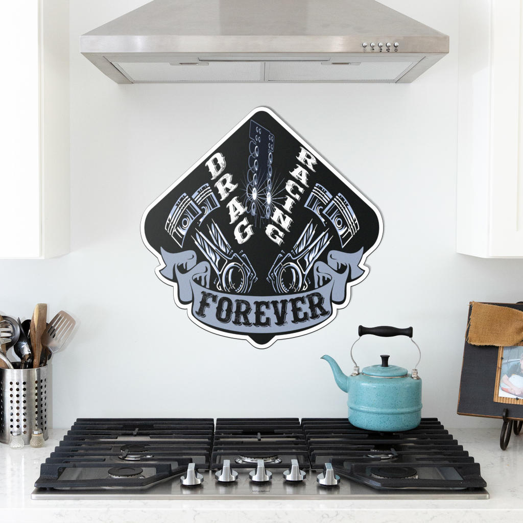 Drag Racing Forever Metal Sign