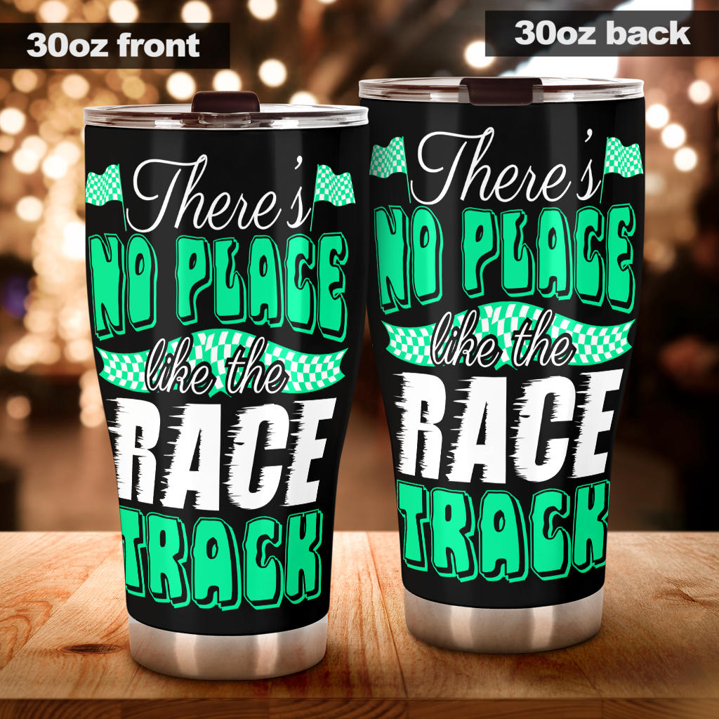 dirt track racing tumbler