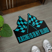 Racing Shaped Door Mats