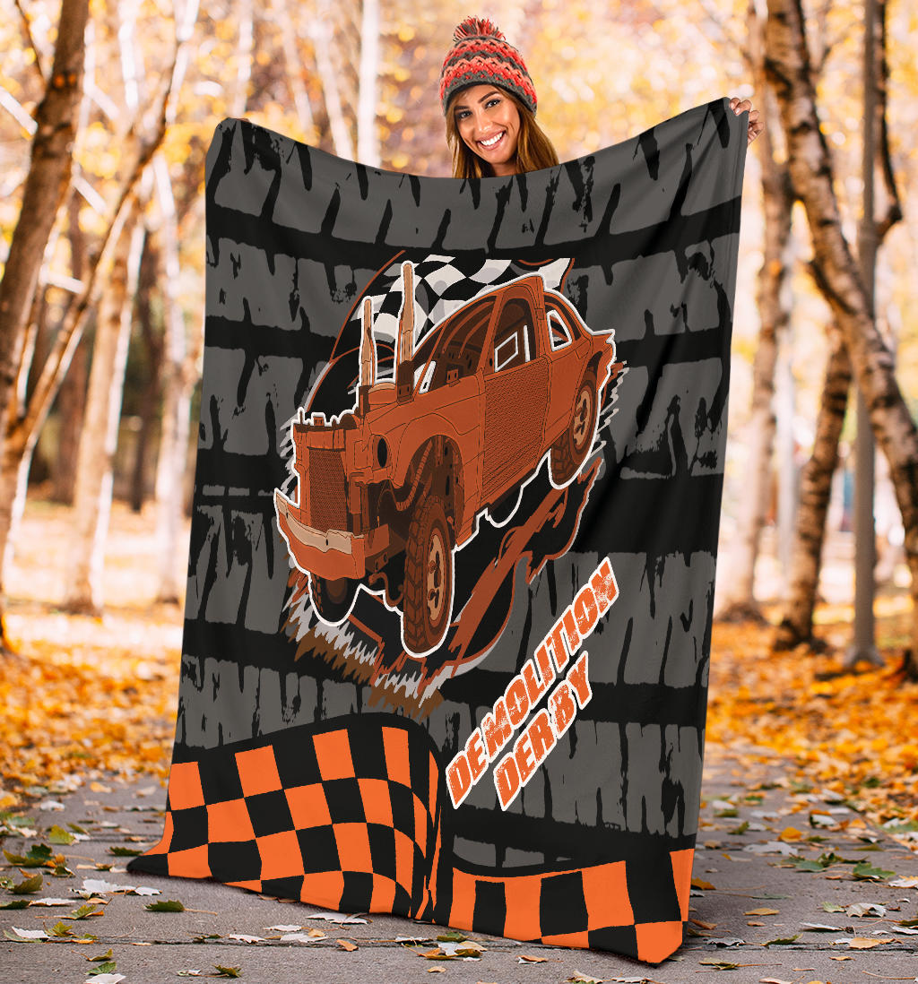 Demolition Derby Blanket