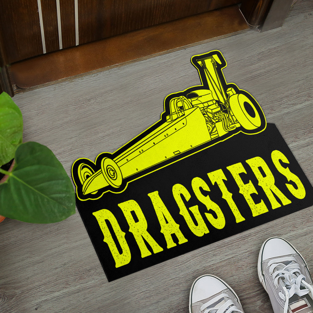 Custom Shaped Dragster Door Mat