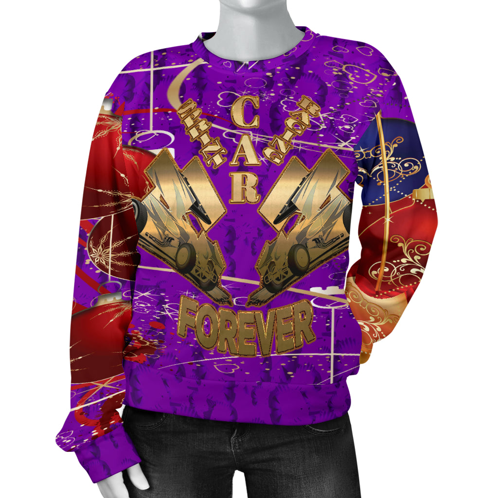 Sprint Car Racing Ugly Women's Sweater