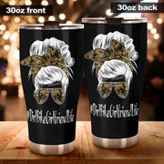 dirt bike girlfriend tumbler