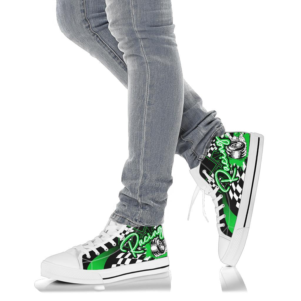 Racing High Top Shoes green