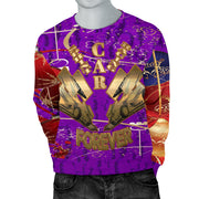 Sprint Car Racing Ugly Men's Sweater