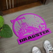 Custom Shaped Dragster Door Mat