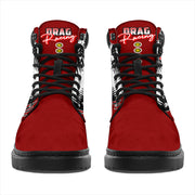 Drag Racing All-Season Boots red