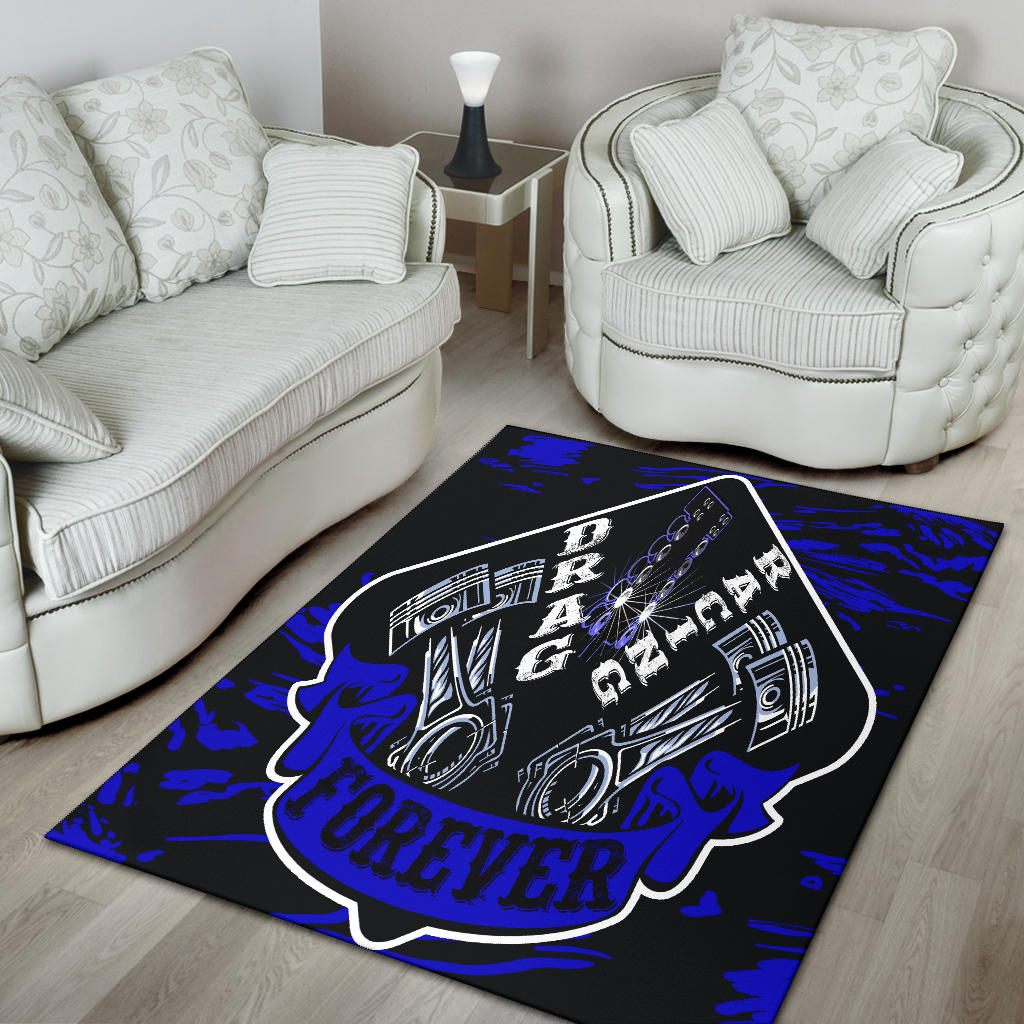 Drag Racing Forever Rug