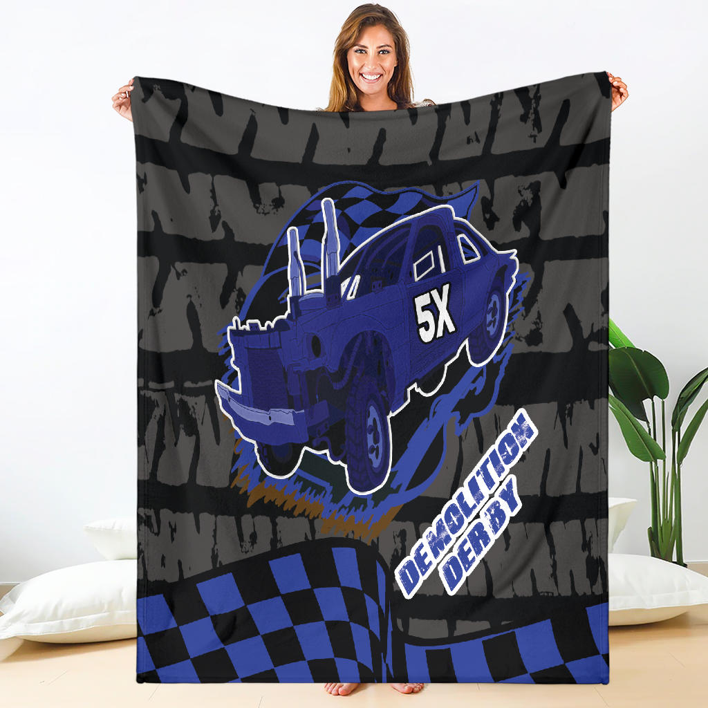 Custom Demolition Derby blanket